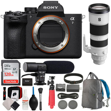 Sony a7 V Full-Frame Mirrorless Camera Body + 200-600mm Lens Accessory Bundle