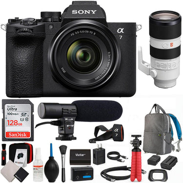 Sony a7 V Full-Frame Mirrorless Camera (28-70mm + 70-200mm) Dual Lens Bundle