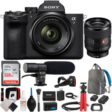 Sony a7 V Full-Frame Mirrorless Camera (28-70mm + 35mm) Dual Lens Bundle