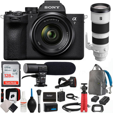 Sony a7 V Full-Frame Mirrorless Camera (28-70mm + 200-600mm) Dual Lens Bundle