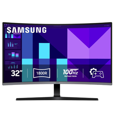Samsung 32" S3 (S39GD) Series FHD 100Hz Curved Monitor - White (LS32FM803UNXZA)