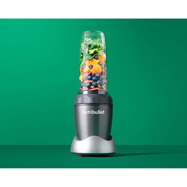 NutriBullet NB50100C Pro 1000 Single Serve Blender (1000W) Dark Gray/Light Gray Skirt