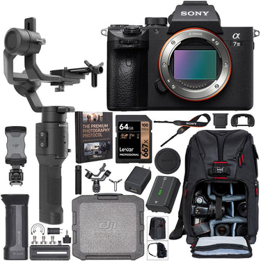 Sony a7 III Mirrorless 4K Camera ILCE-7M3 + DJI Ronin-SC Gimbal Filmmaker's Kit