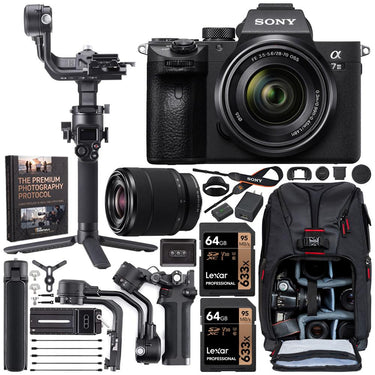 Sony a7 III Mirrorless Full Frame Camera +28-70mm Lens DJI RSC 2 Gimbal Filmmaker Kit