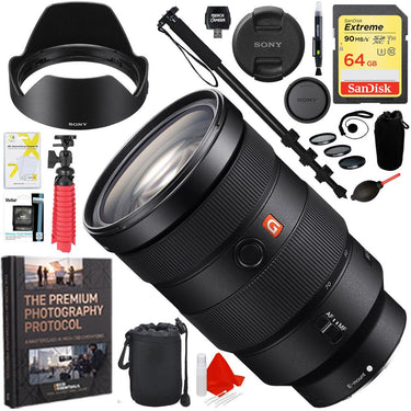Sony FE 24-70mm F2.8 GM Full Frame E-Mount Lens Deluxe 32GB Kit