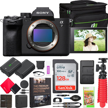 Sony a7 IV Mirrorless Full Frame Camera Body ILCE-7M4 +Photography Accessories Bundle