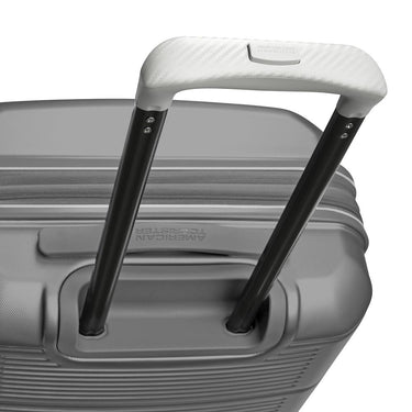American Tourister Stratum 2.0 Expandable Hardside Luggage Set, Silver (Carry-on/Med)