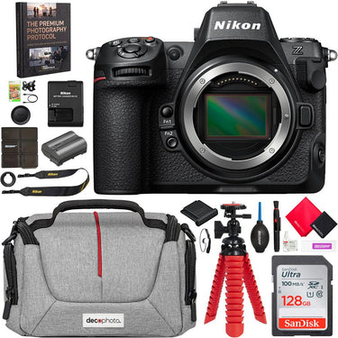 Nikon Z8 Professional Full Frame Mirrorless 8K Video Hybrid Camera Body Bundle