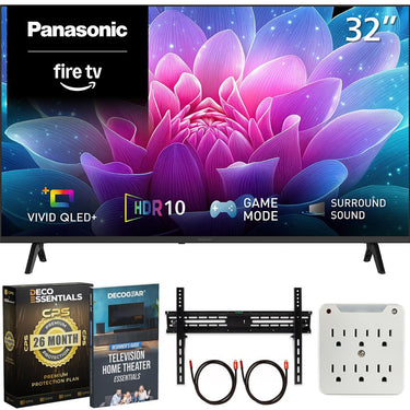Panasonic 32" S65C Full HD 1080p 60Hz QLED+ Fire TV (2026) w/ 26 Month Protection Bundle