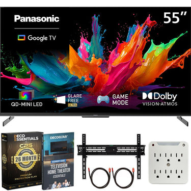 Panasonic 55" W85C 4K 60Hz QD-Mini LED Google TV (2026) w/ 26 Month Protection Bundle
