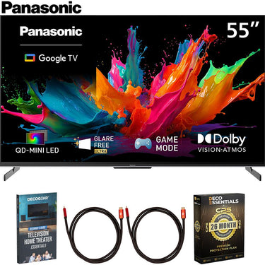 Panasonic 55" W85C 4K QD-Mini LED Google TV 2026 with 26 Month Protection Bundle