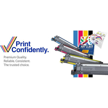 Brother Standard-Yield Toner 4 Pack (C/M/Y/BK) with Printer eBook & Essentials