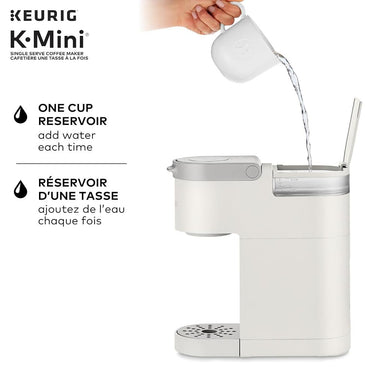 Keurig K-Mini K-Cup Pod Coffee Maker 6-12 oz Warm Stone
