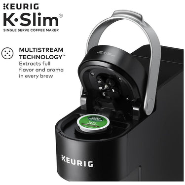 Keurig K-Slim Single Serve K-Cup Pod Coffee Maker, Black