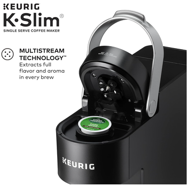 Keurig K-Slim Single Serve K-Cup Pod Coffee Maker, Black