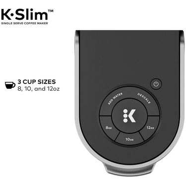 Keurig K-Slim Single Serve K-Cup Pod Coffee Maker, Black
