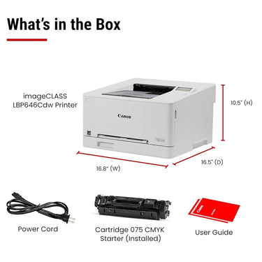 Canon Color imageCLASS LBP646Cdw Wireless Laser Single-Function Printer