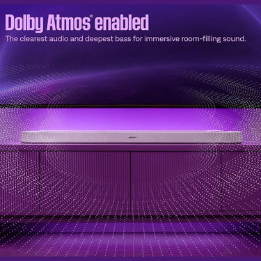 Bose New Lifestyle Ultra Soundbar, White Smoke