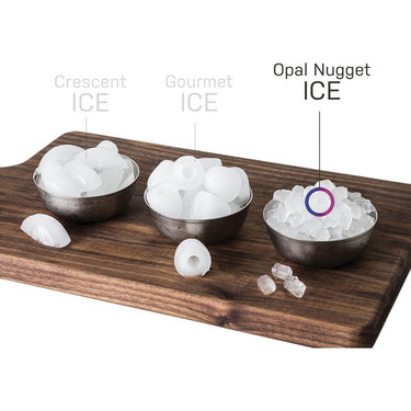GE Profile Opal Nugget Countertop Ice Maker, Stainless Steel - Refurbished