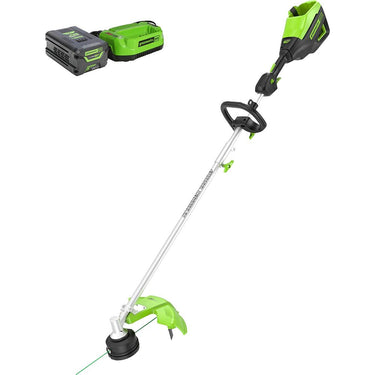 Greenworks Pro 60V 16” Cordless String Trimmer, 4.0 Ah Battery, Charger (ST60L413)