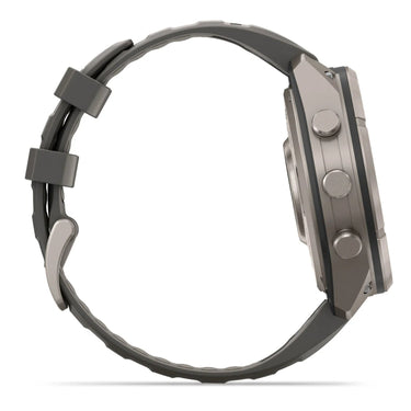Garmin fenix 9 Pro inReach, Solar, 47 mm Titanium with Pebble Gray/Silver Gray Band