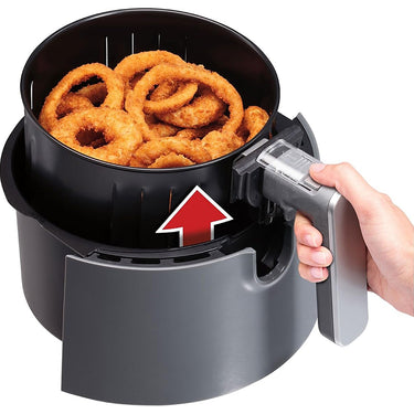 Hamilton Beach 3.7 Quart/3.5 Liter Digital Air Fryer, Gray (35051C)