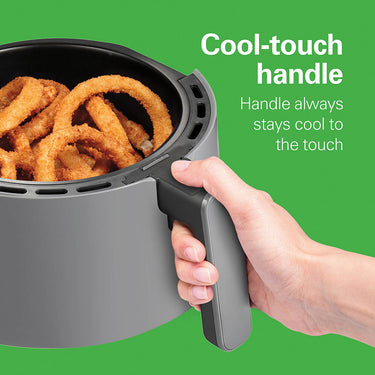Hamilton Beach 3.7 Quart/3.5 Liter Digital Air Fryer, Gray (35051C)