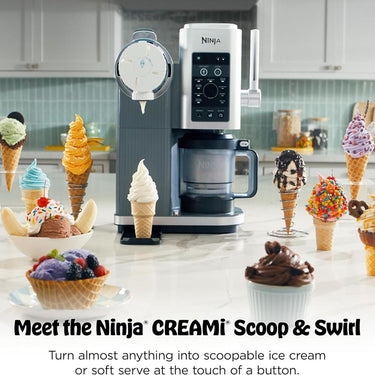 Ninja CREAMi Swirl 13-in-1 Soft Serve Ice Cream Machine