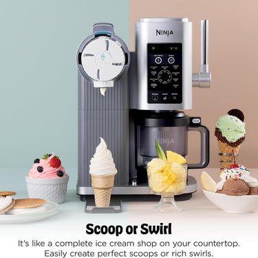 Ninja CREAMi Swirl 13-in-1 Soft Serve Ice Cream Machine