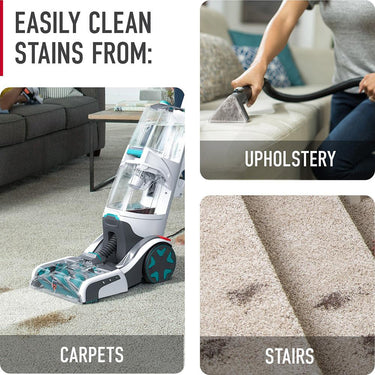 Hoover SmartWash + Automatic Carpet Cleaner, Upright Shampooer, FH52000 - Refurbished