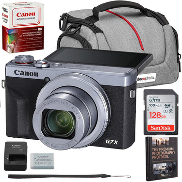 Canon PowerShot G7 X Mark III 20.1MP 4.2x Optical Zoom Digital Camera + 128GB Bundle