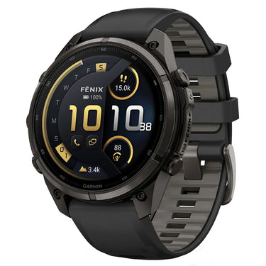 Garmin fenix 9 Pro inReach 47 mm DLC Titanium with Gray Band + Essential Bundle