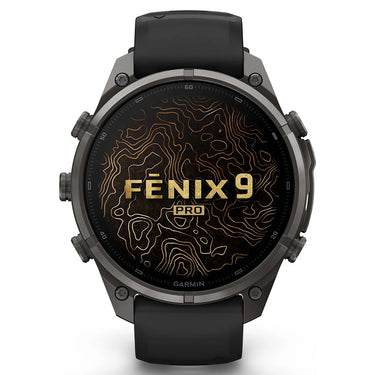 Garmin fenix 9 Pro inReach 47 mm DLC Titanium with Gray Band + Essential Bundle