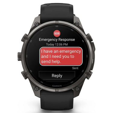 Garmin fenix 9 Pro inReach 47 mm DLC Titanium with Gray Band + Essential Bundle