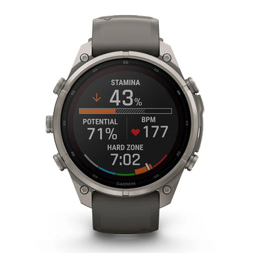 Garmin fenix 9 Pro Solar, 47mm Titanium with Silicone Band +Essential Protection Bundle