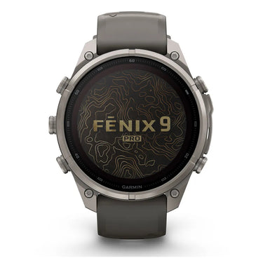 Garmin fenix 9 Pro inReach, Solar, 47mm Titanium + Essential Protection Bundle