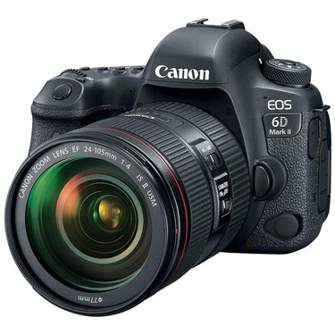 Canon EOS 6D Mark II 26.2MP DSLR Camera + 24-105mm IS II USM Lens Premier Bundle