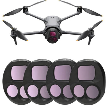 Deco Essentials DJI Mavic 4 Pro Filter Kit (ND8 ND16 ND32 ND64) 4-Pack HD Glass