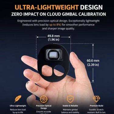 Deco Essentials DJI Mavic 4 Pro Wide Angle Lens Filter - 108° HD Optical Glass