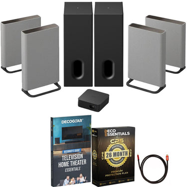 Sony  BRAVIA Theater Quad w/ 16 total speakers + 2x SA-SW7 Subwoofer + Warranty Pack