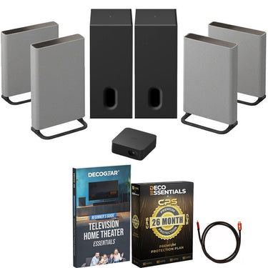 Sony  BRAVIA Theater Quad w/ 16 total speakers + 2x SA-SW8 Subwoofer + Warranty Pack
