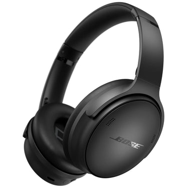 Bose QuietComfort Wireless Over-Ear BT Headphones Black + Extra Earpads + Guide
