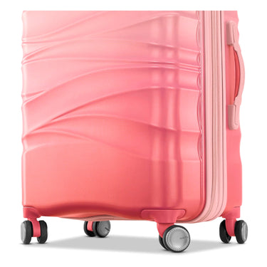 American Tourister Cascade Hardside Luggage with Spinner Wheels, 2PC SET 20/24, Dynamic Pink
