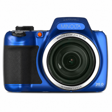 Minolta MN52Z Dimage 20 MP / 4K Bridge Camera w/52x Optical Zoom (Blue)