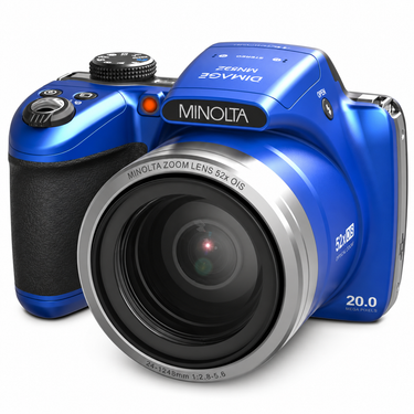 Minolta MN52Z Dimage 20 MP / 4K Bridge Camera w/52x Optical Zoom (Blue)