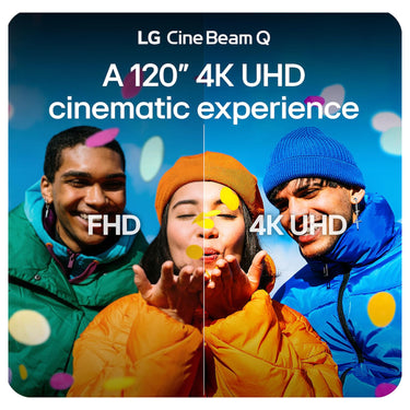 LG CineBeam Q PU600U 4K UHD Smart Portable Laser Projector - 2026