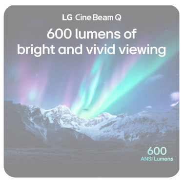 LG CineBeam Q PU600U 4K UHD Smart Portable Laser Projector - 2026