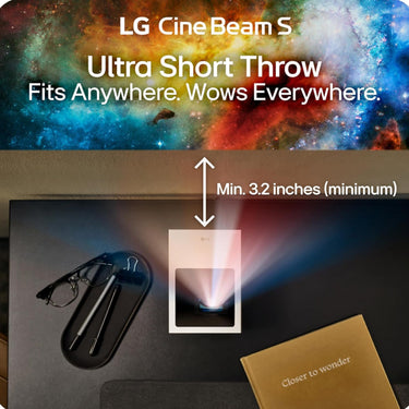 LG CineBeam S PU615U 4K UHD Ultra Short Throw Smart Triple Laser Projector