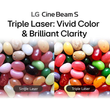 LG CineBeam S PU615U 4K UHD Ultra Short Throw Smart Triple Laser Projector