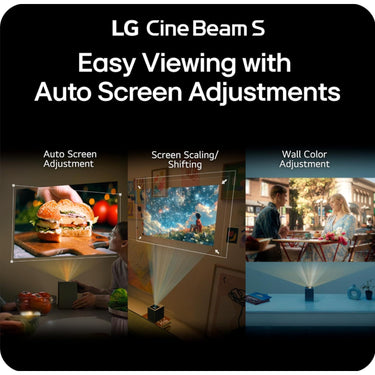 LG CineBeam S PU615U 4K UHD Ultra Short Throw Smart Triple Laser Projector